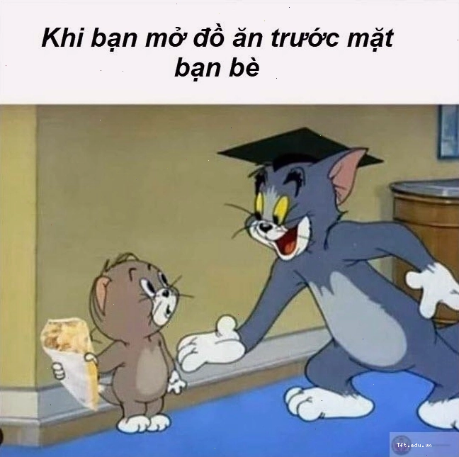 Meme Tom đang chạy.