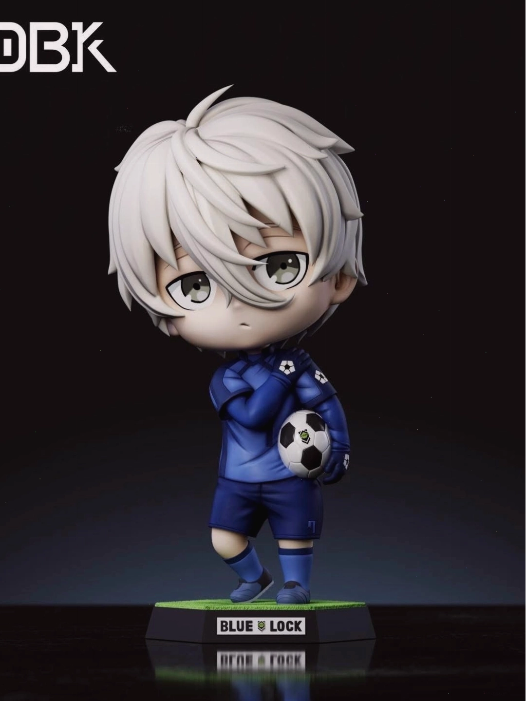 Mô hình Chibi Seishiro Nagi với chi tiết trang phục ấn tượng