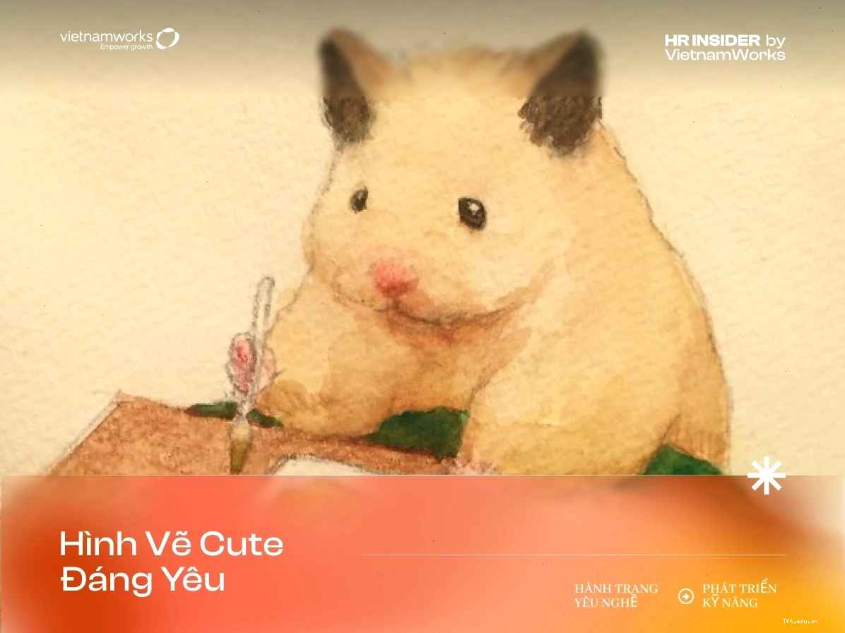 Một bức vẽ anime hoàn chỉnh với phong cách cute