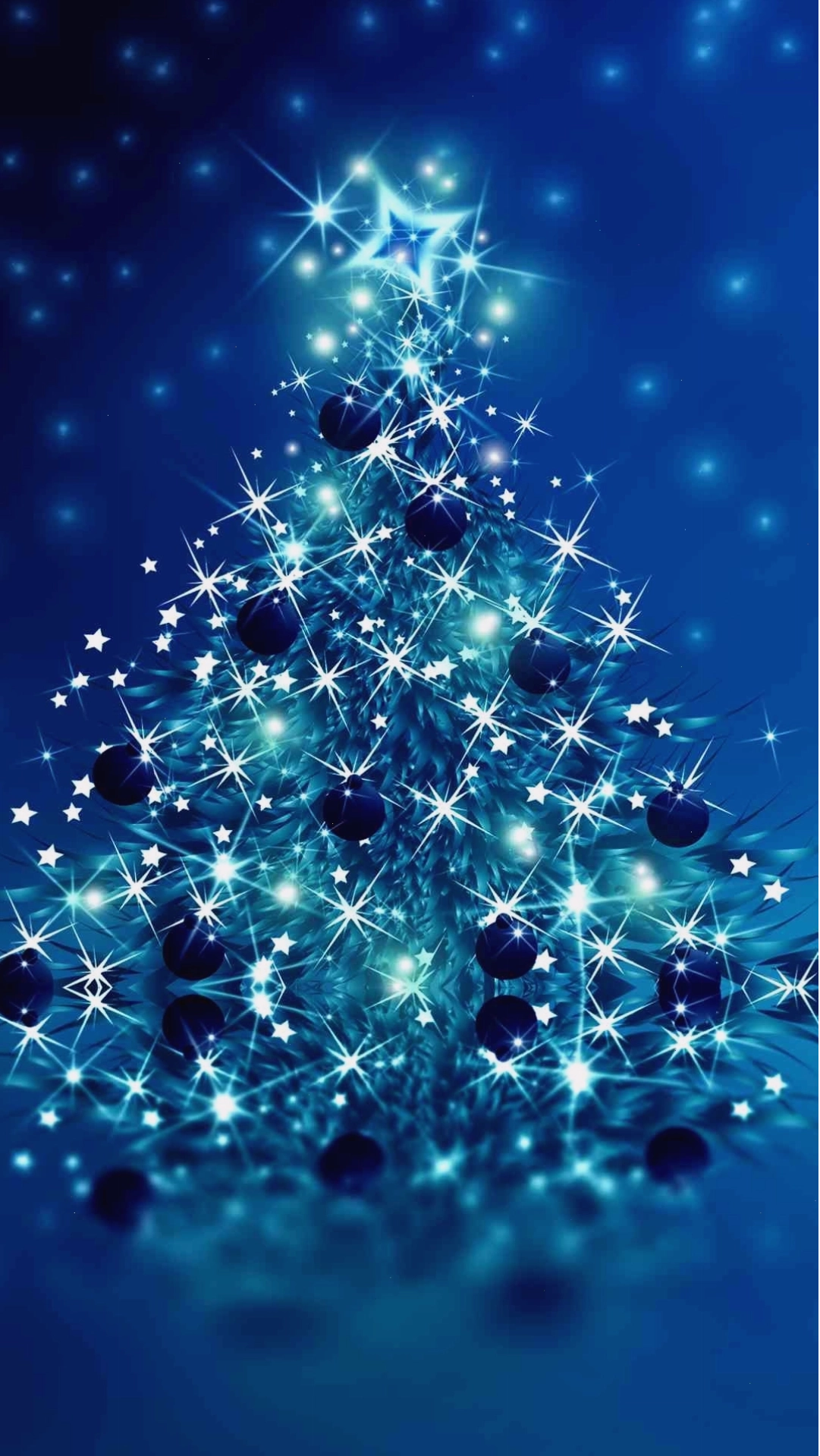 Nền cây thông Noel lấp lánh với hiệu ứng ánh sáng lung linh