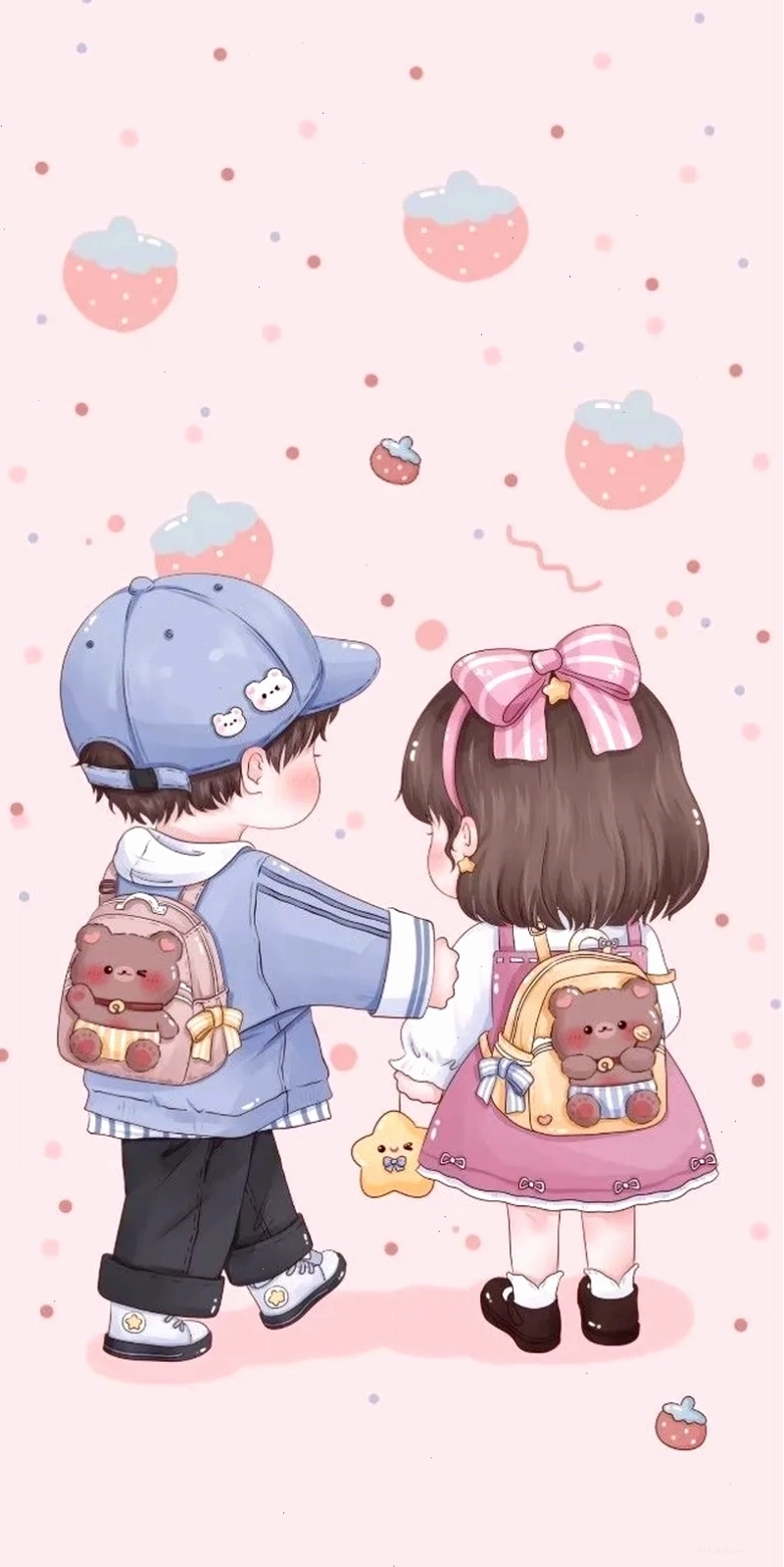Ngắm trọn bộ hình chibi cặp đôi ngộ nghĩnh