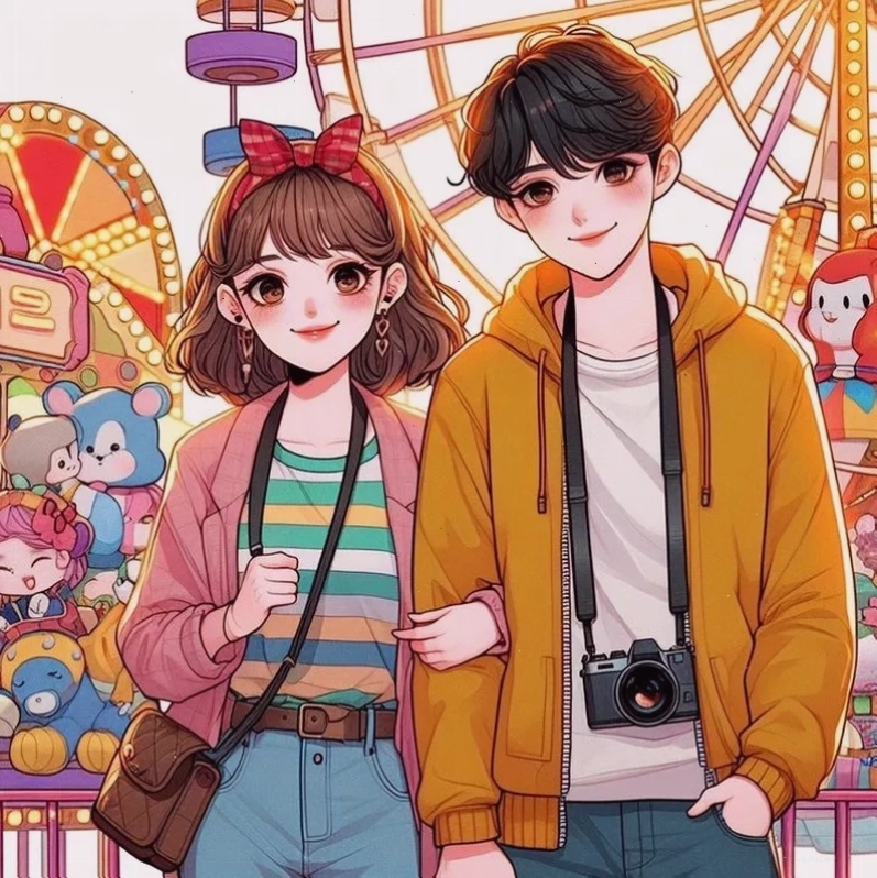 Ngất ngây cùng cặp đôi chibi cute siêu đáng yêu