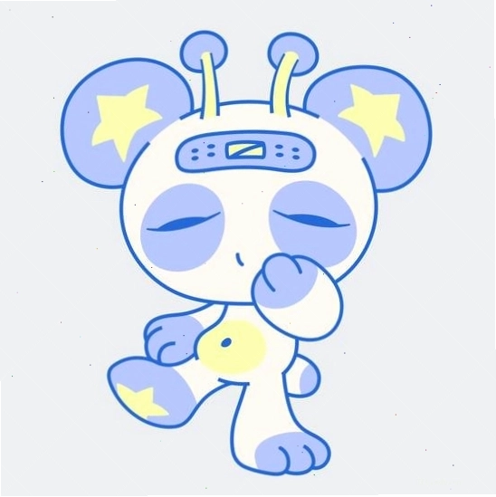 Nhân vật người ngoài hành tinh anime chibi màu hồng dễ thương
