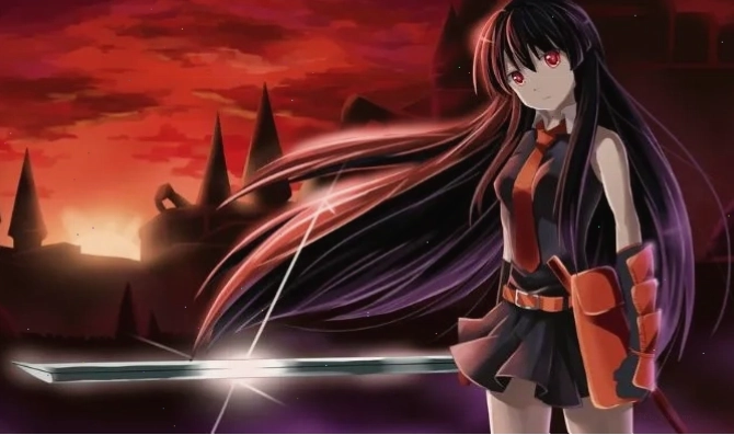 Nhân vật nữ anime với trang phục độc đáo và cá tính
