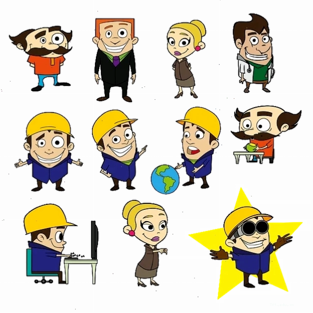 Nhóm nhân vật anime đa dạng