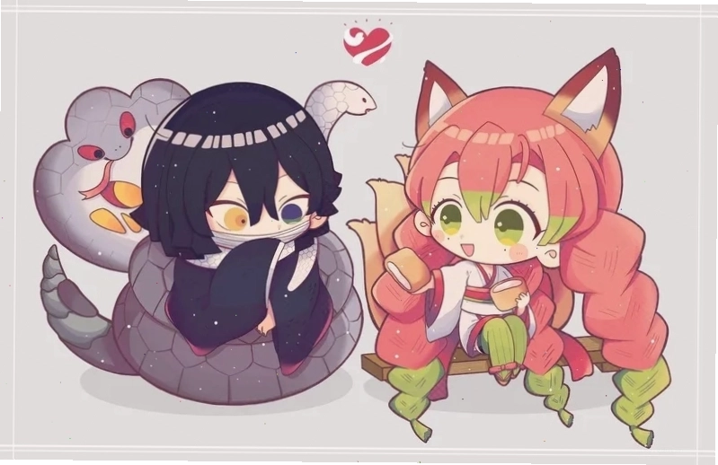 Obanai Chibi wallpaper sống động