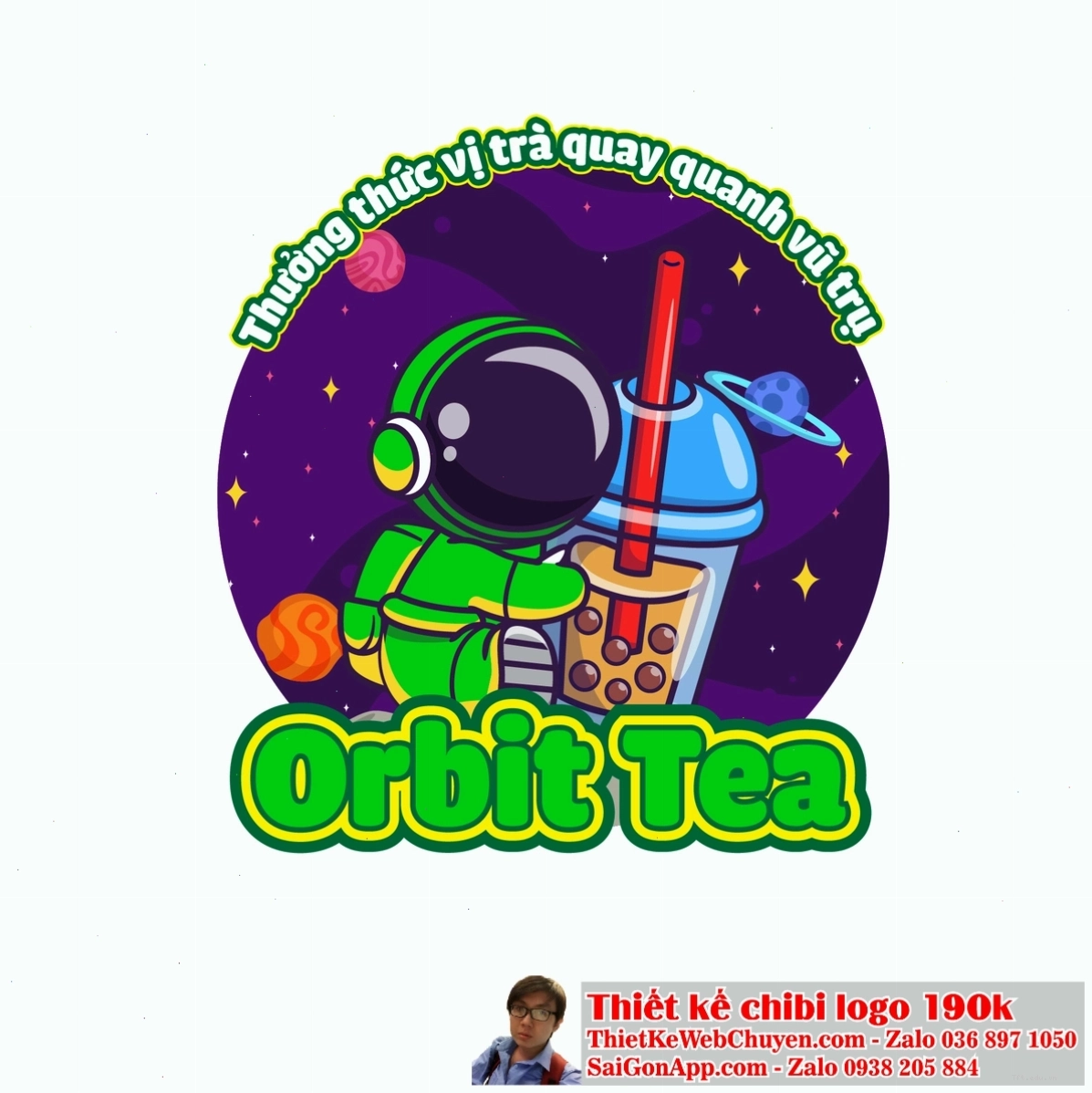 Phi hành gia chibi đang giơ ngón cái thể hiện sự hài lòng