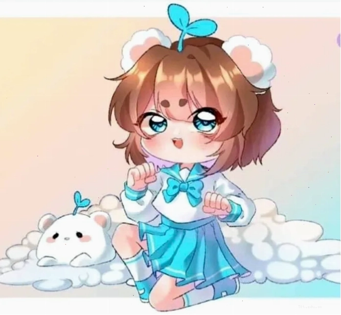 Quy trình vẽ mèo Simmy chibi cute từng bước