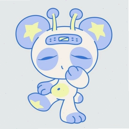 Sinh vật ngoài hành tinh chibi dễ thương theo phong cách anime