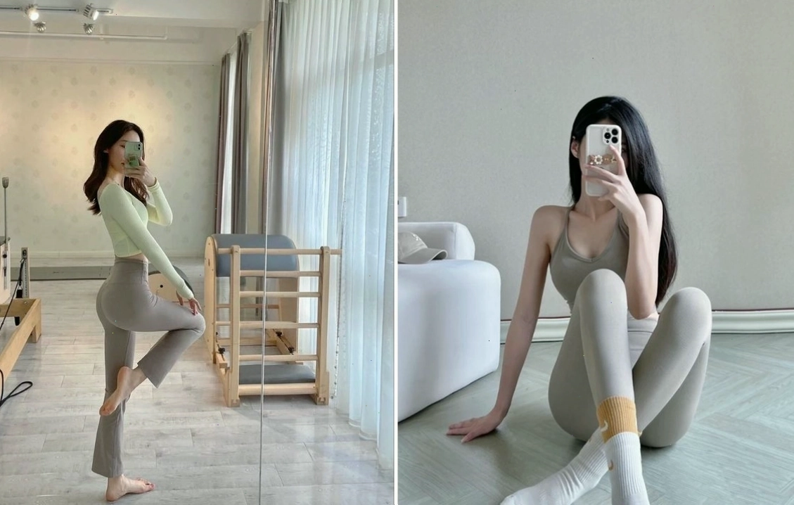 Tạo dáng chụp ảnh trước gương khoe body quyến rũ