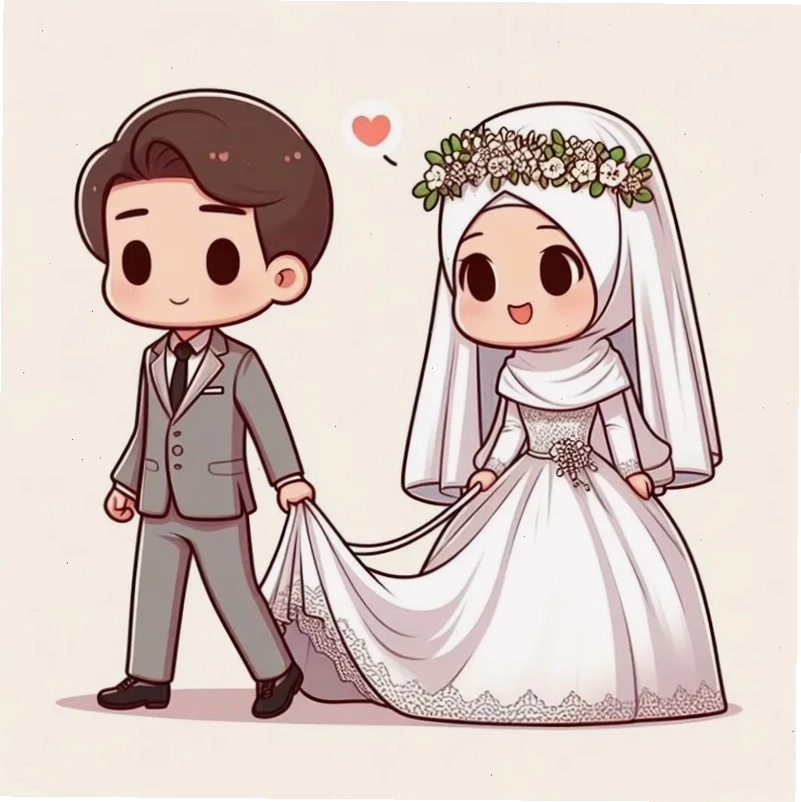 Thế giới đáng yêu của hình chibi cặp đôi dễ thương
