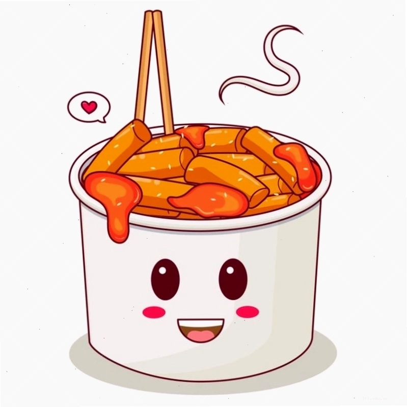 Thêm phong cách ngọt ngào với hình ảnh đồ ăn chibi cute