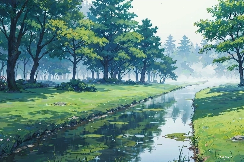Thư giãn cùng hình nền anime phong cảnh đẹp mê hồn