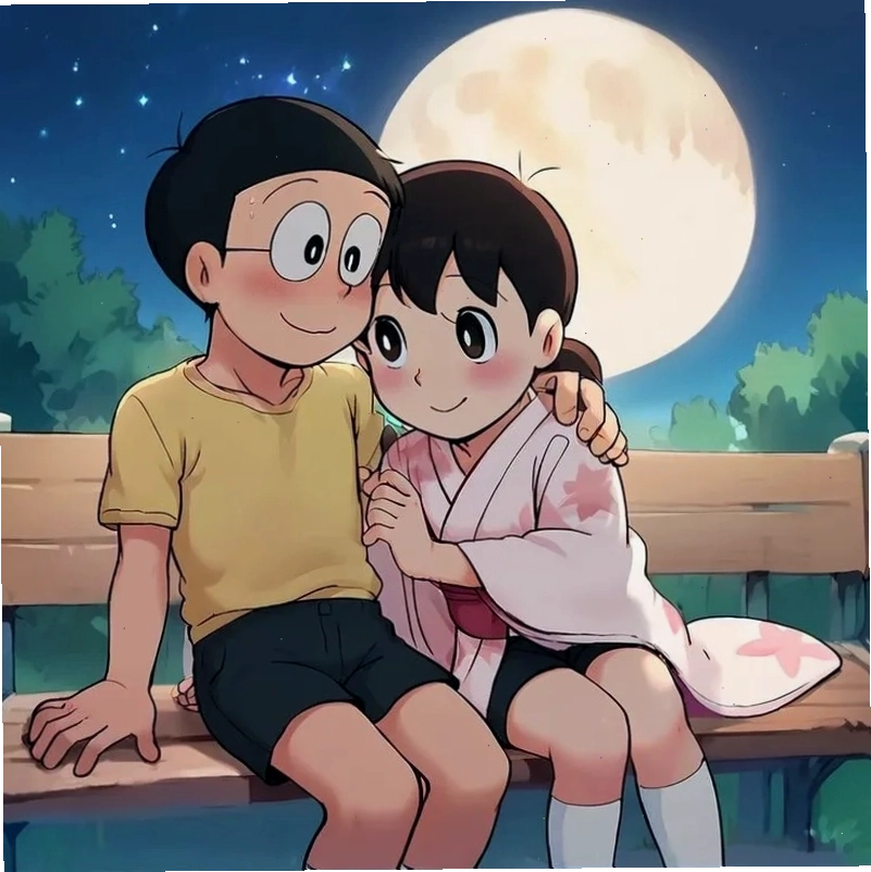 Thử ngay khoảnh khắc đáng yêu Nobita x Shizuka