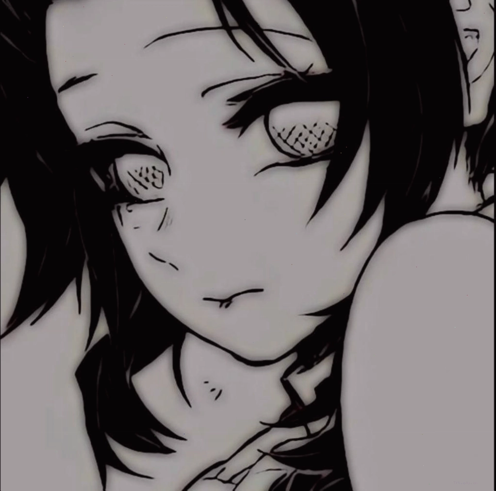 Tổng hợp avatar anime đen trắng đa dạng