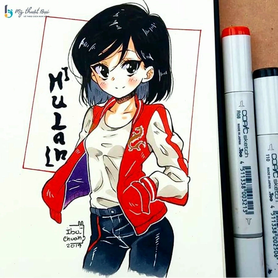 Tranh vẽ anime đẹp đầy cảm xúc và sáng tạo