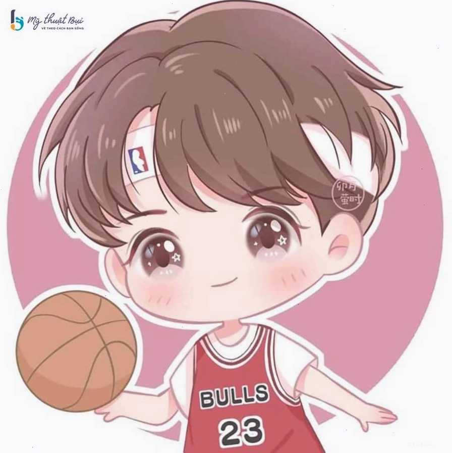 Tranh vẽ chibi nam đáng yêu và dễ thương