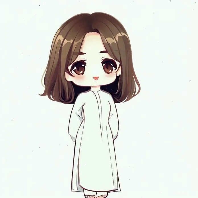 Vẽ cô giáo chibi đơn giản