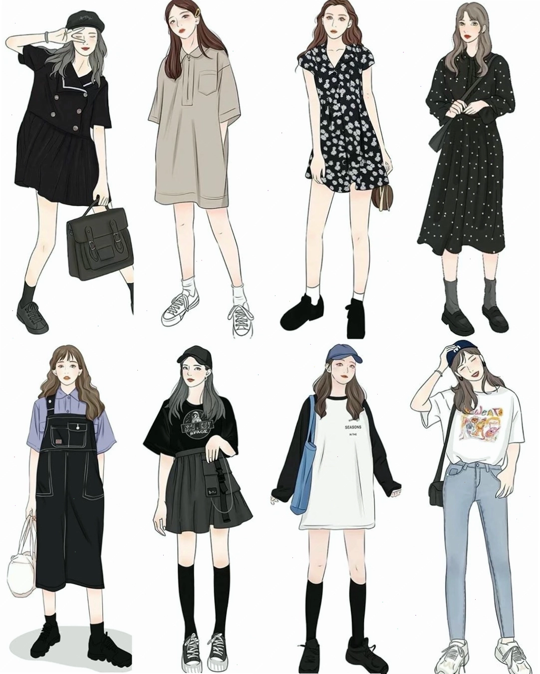 Vẽ trang phục nam anime đơn giản