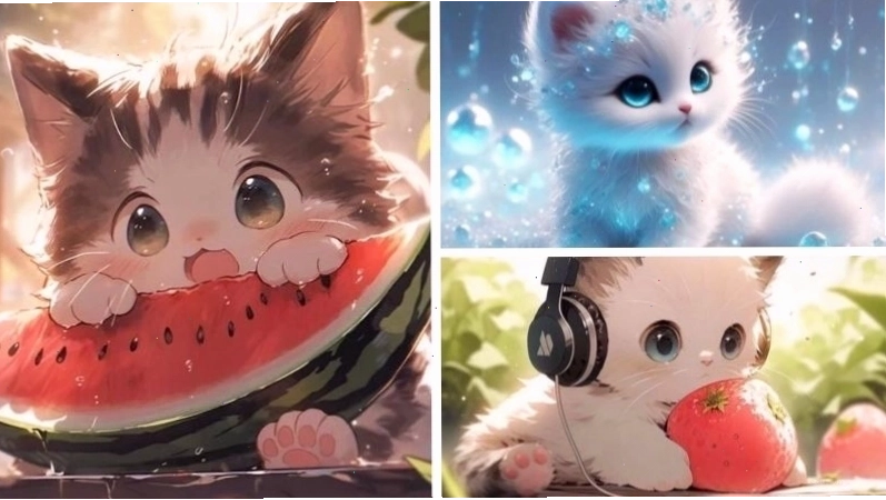 Ý nghĩa về mèo chibi siêu dễ thương