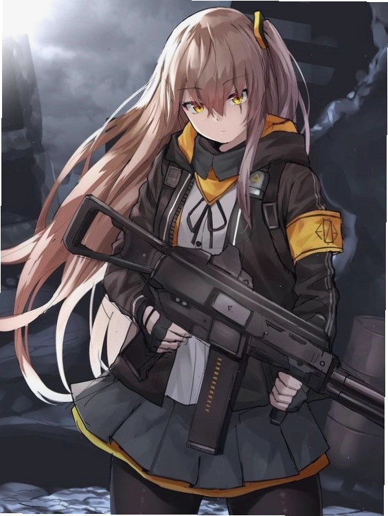 Ý tưởng hình ảnh anime nữ ngầu cá tính mạnh mẽ với mái tóc che mặt
