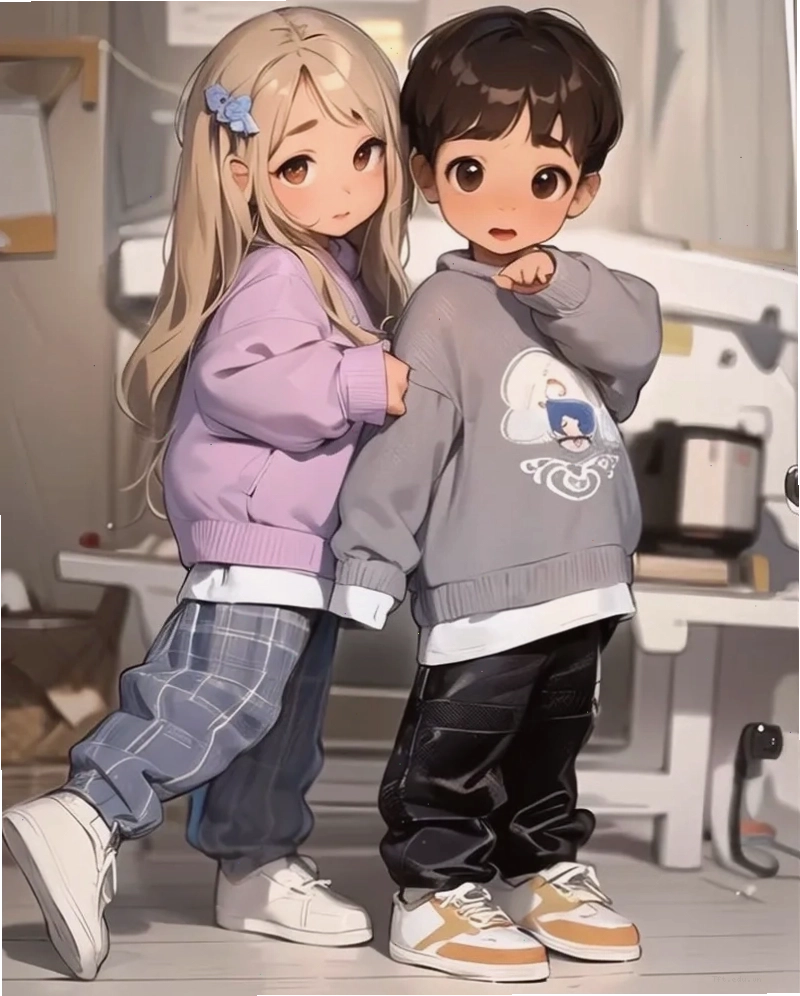 Yêu ngay từ cái nhìn đầu tiên với chibi cute cặp đôi