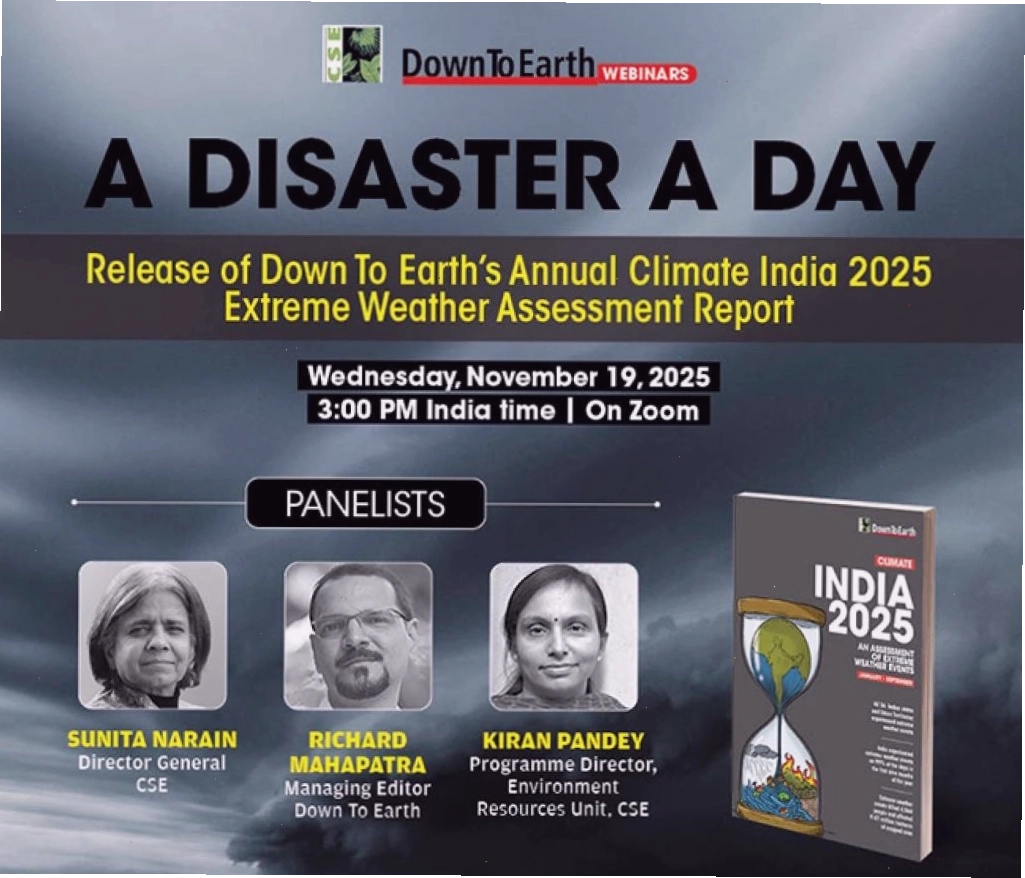 A composite image illustrating the diverse impacts of extreme weather events in India