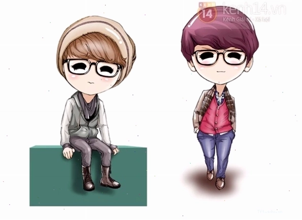 Bộ ảnh Chibi sao Việt và hot teen cực dễ thương gây sốt 12
