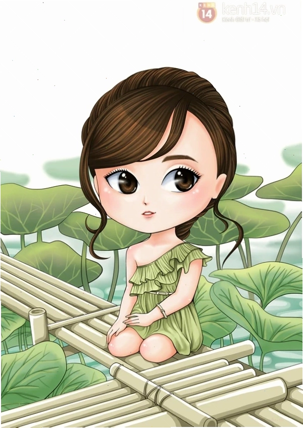 Bộ ảnh Chibi sao Việt và hot teen cực dễ thương gây sốt 2