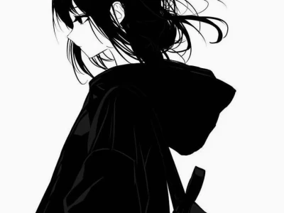 Avatar Anime Đen Trắng Buồn: Tuyển Tập Hình Ảnh Đầy Cảm Xúc