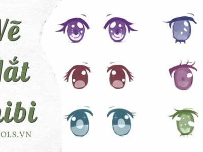 Hướng dẫn cách vẽ mắt chibi đơn giản, đẹp và đáng yêu nhất