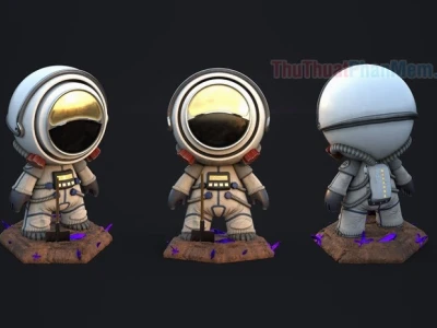 Khám phá thế giới phi hành gia cute chibi đầy sáng tạo