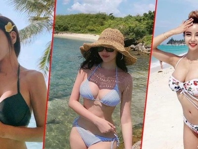 Khám phá vẻ đẹp gái xinh Hàn Quốc trong trang phục bikini nóng bỏng
